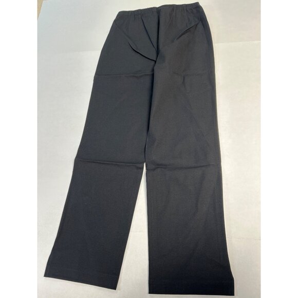 EILEEN FISHER Black Slim Ankle Pants Side Zip Black Size XS NWT - Picture 6 of 7